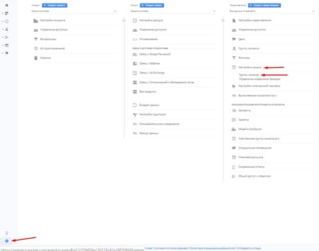 Составление личного источника трафика в Google Analytics